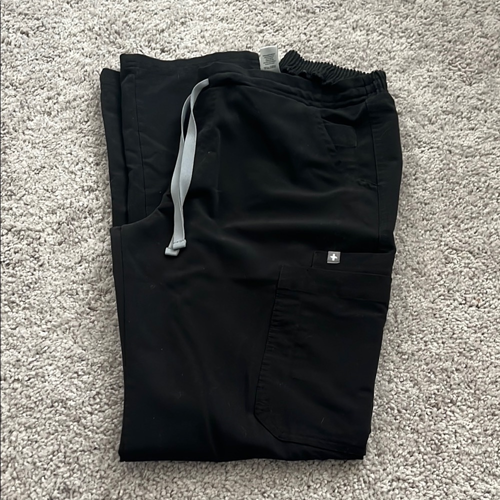 Figs Black Scrub Pants